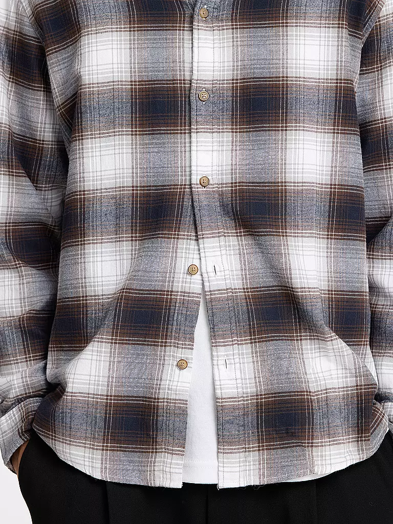 SELECTED | Flanellhemd Slim Fit SLHSLIMOWEN | Blanc