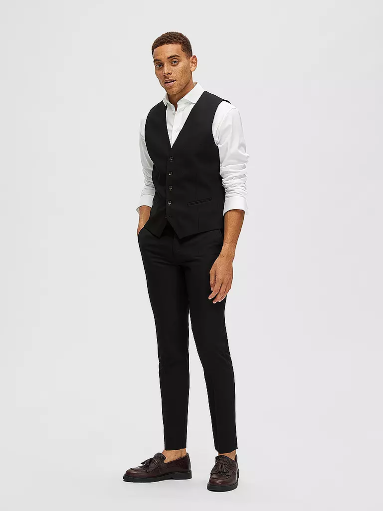 SELECTED | Gilet de costume SLHSLIM-NEIL | schwarz