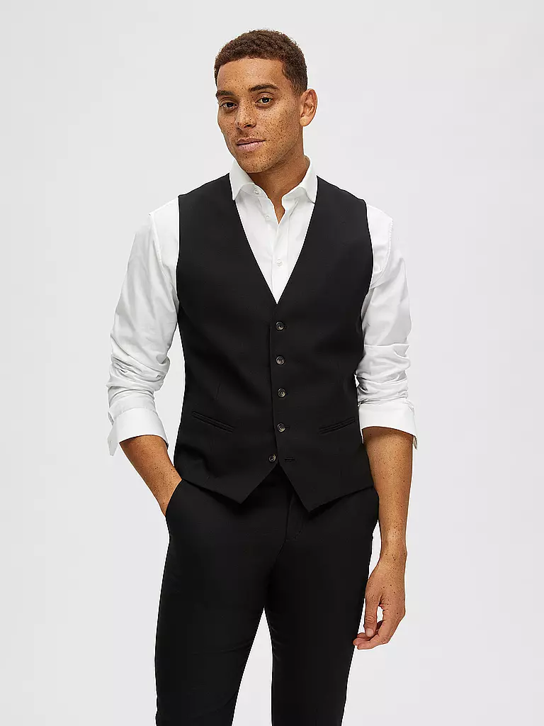 SELECTED | Gilet de costume SLHSLIM-NEIL | schwarz