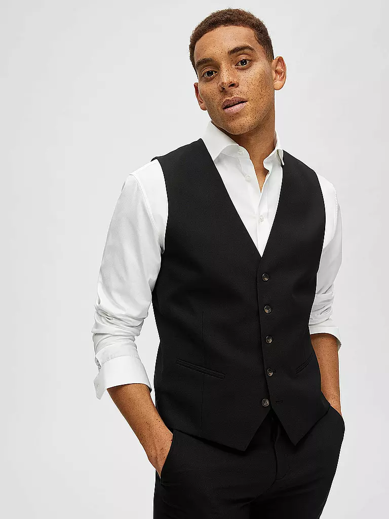 SELECTED | Gilet de costume SLHSLIM-NEIL | schwarz