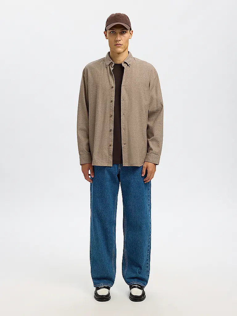 SELECTED | Hemd SLHREGNOAH | Beige