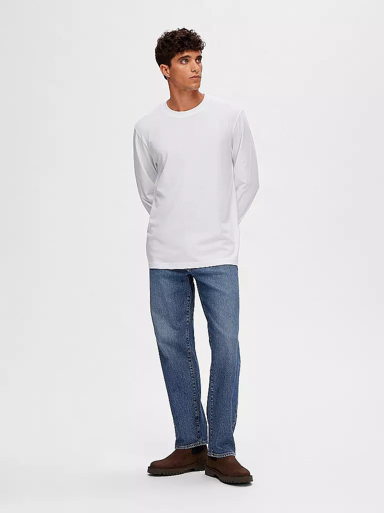 SELECTED | Langarmshirt SLHASPEN | Blanc