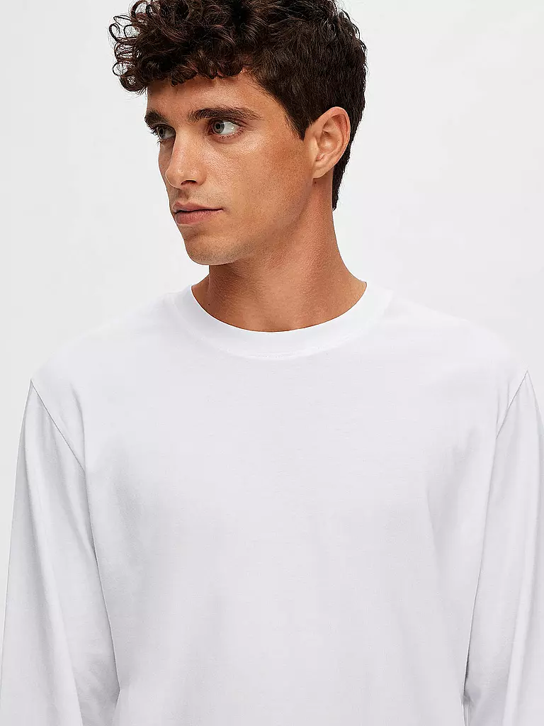 SELECTED | Langarmshirt SLHASPEN | Blanc