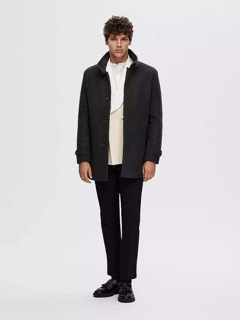 SELECTED | Manteau en laine SLHNEW | Noir