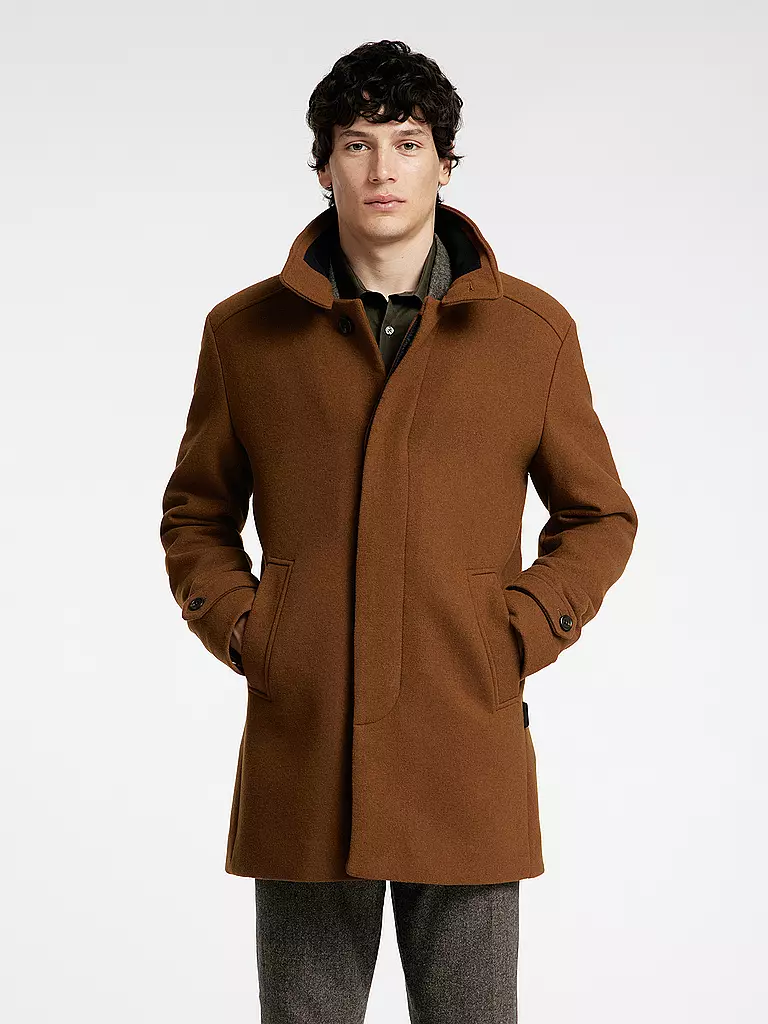 SELECTED | Manteau en laine SLHNEW | Camel