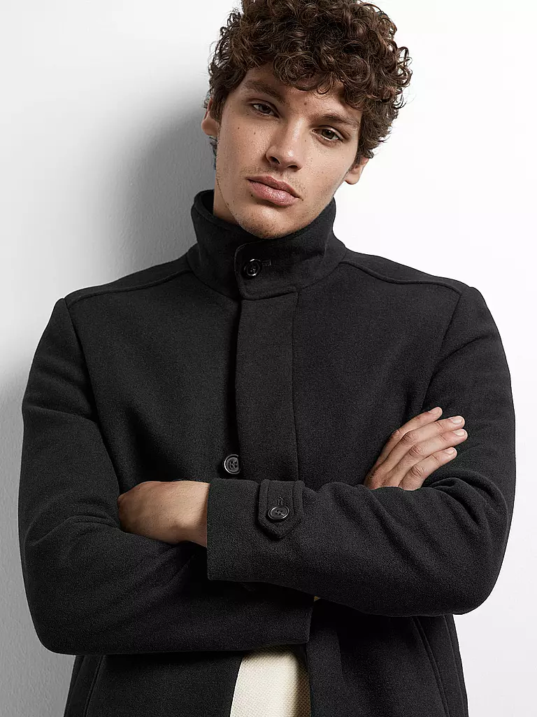 SELECTED | Manteau en laine SLHNEW | Noir