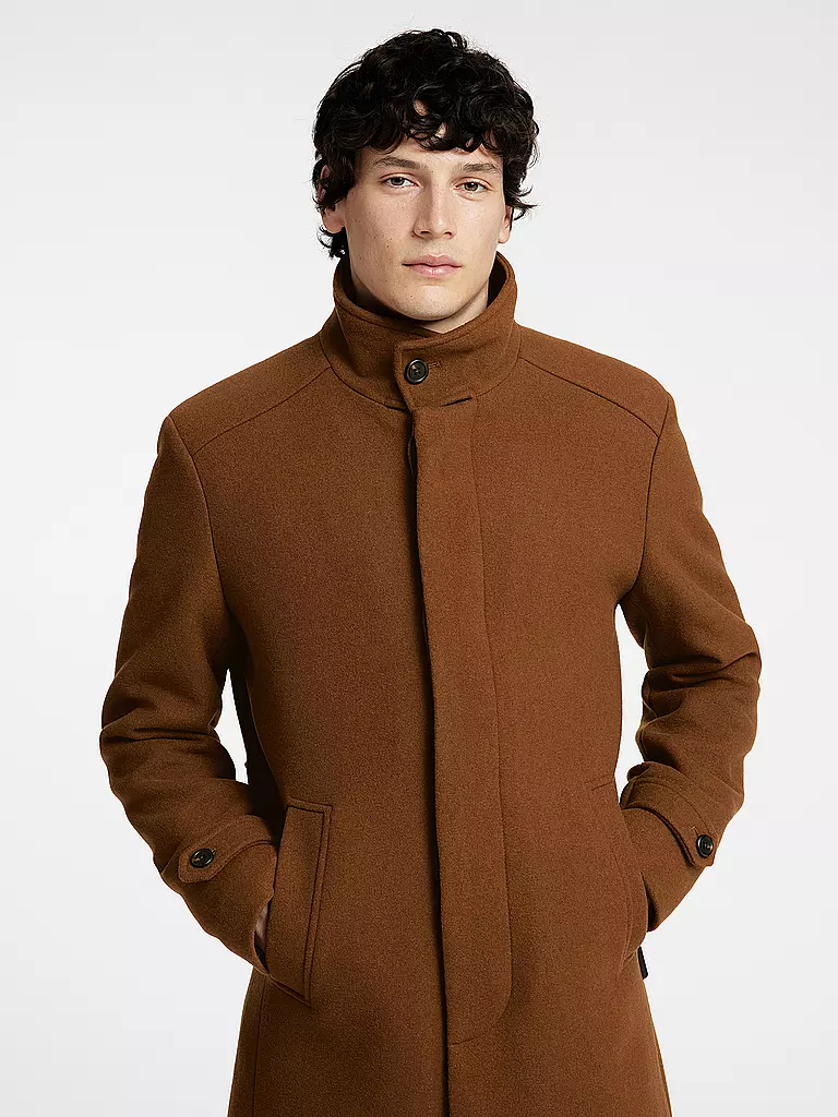 SELECTED | Manteau en laine SLHNEW | Camel
