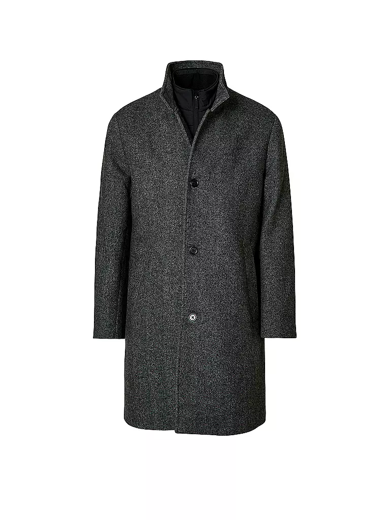 SELECTED | Manteau en laine SLHRAINAR | schwarz