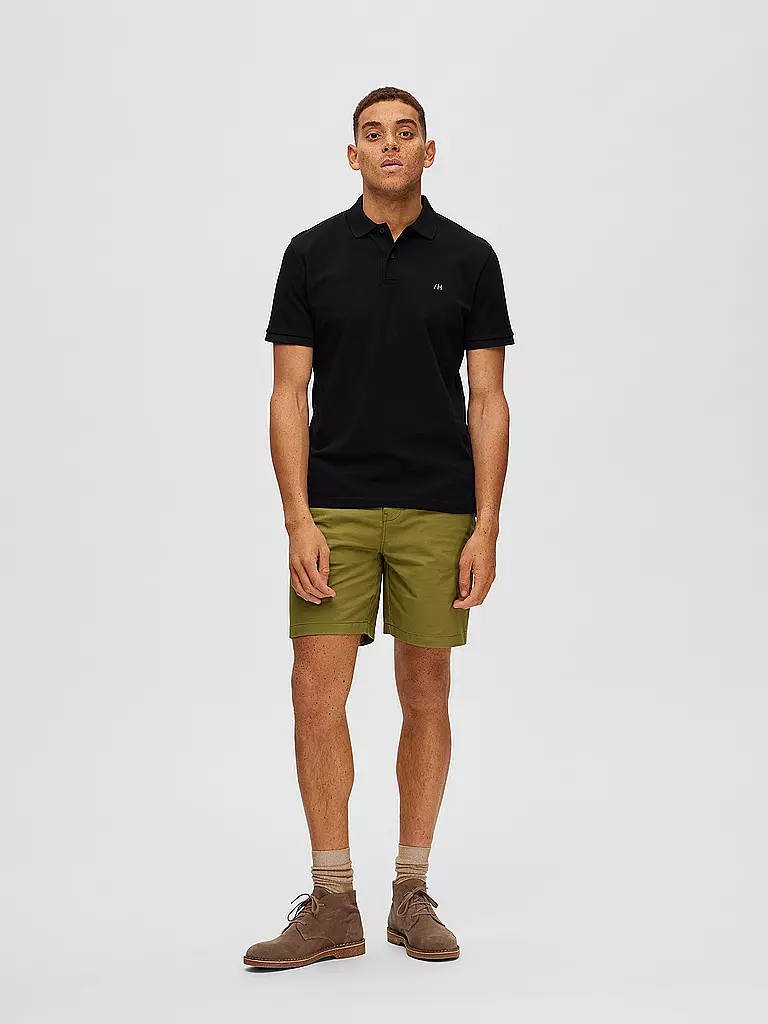 SELECTED | Polo SLHDANTE | schwarz