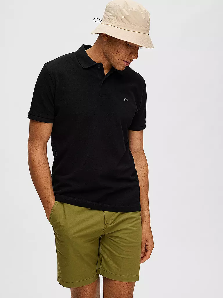 SELECTED | Polo SLHDANTE | schwarz