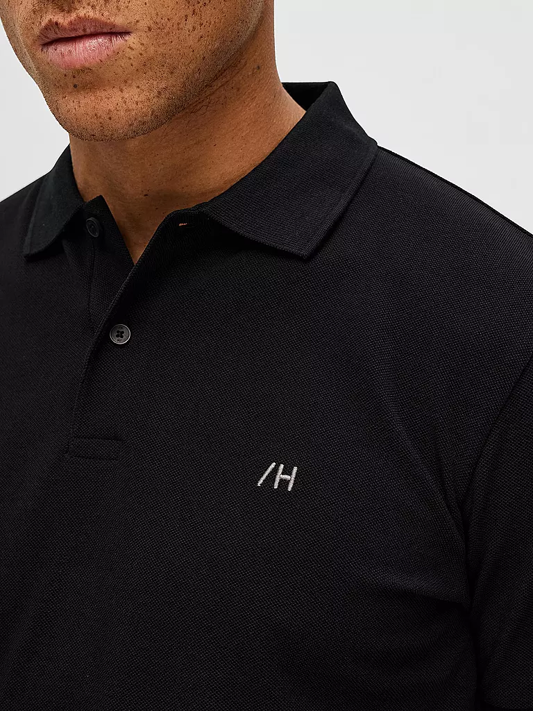 SELECTED | Polo SLHDANTE | schwarz