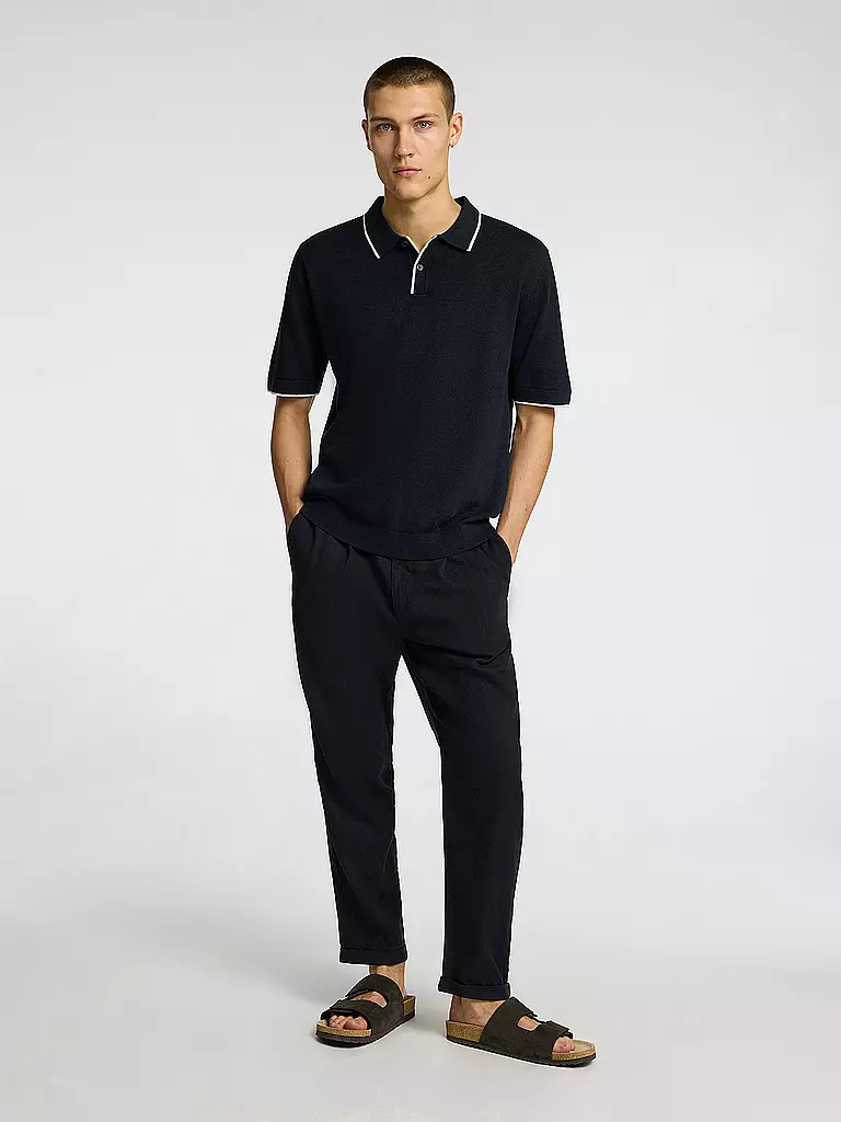 SELECTED | Polo | dunkelblau