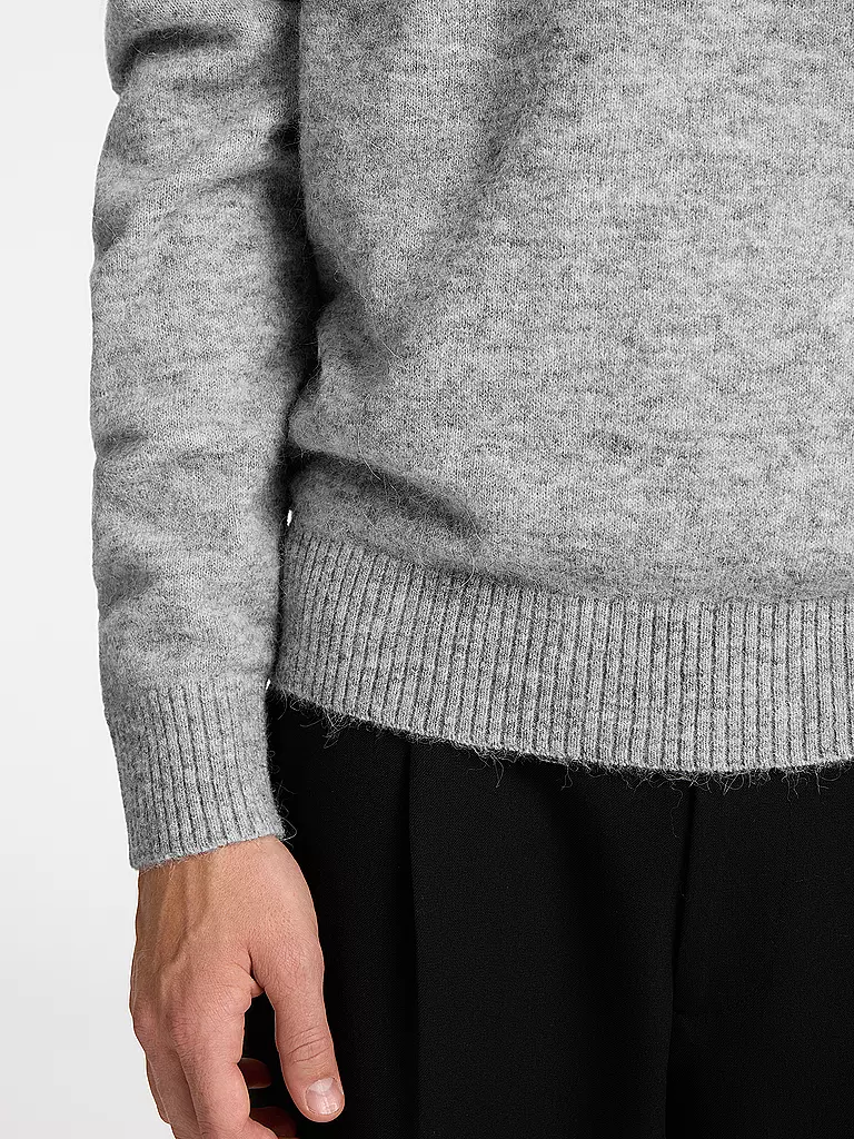 SELECTED | Polo-Pullover SLHRAI | hellgrau