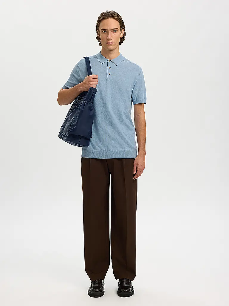 SELECTED | Poloshirt SLHBERG | Bleu