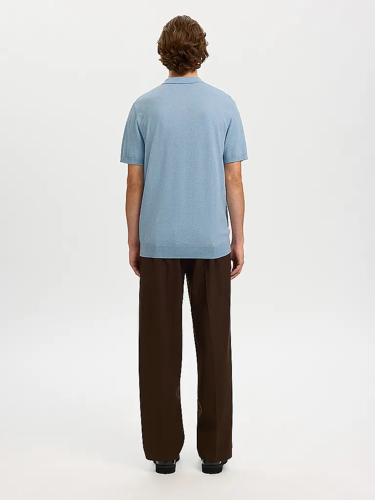 SELECTED | Poloshirt SLHBERG | Bleu