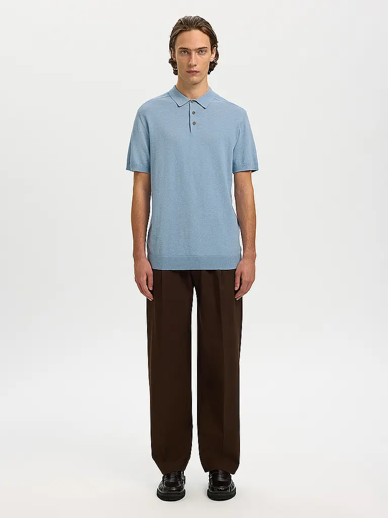 SELECTED | Poloshirt SLHBERG | Bleu
