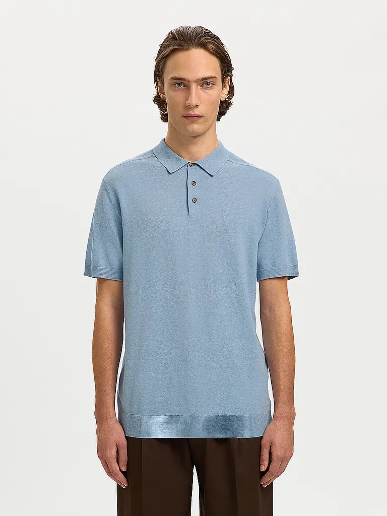 SELECTED | Poloshirt SLHBERG | Bleu