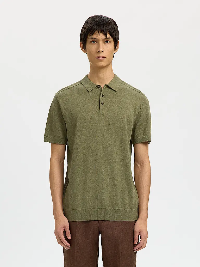 SELECTED | Poloshirt SLHBERG | Vert