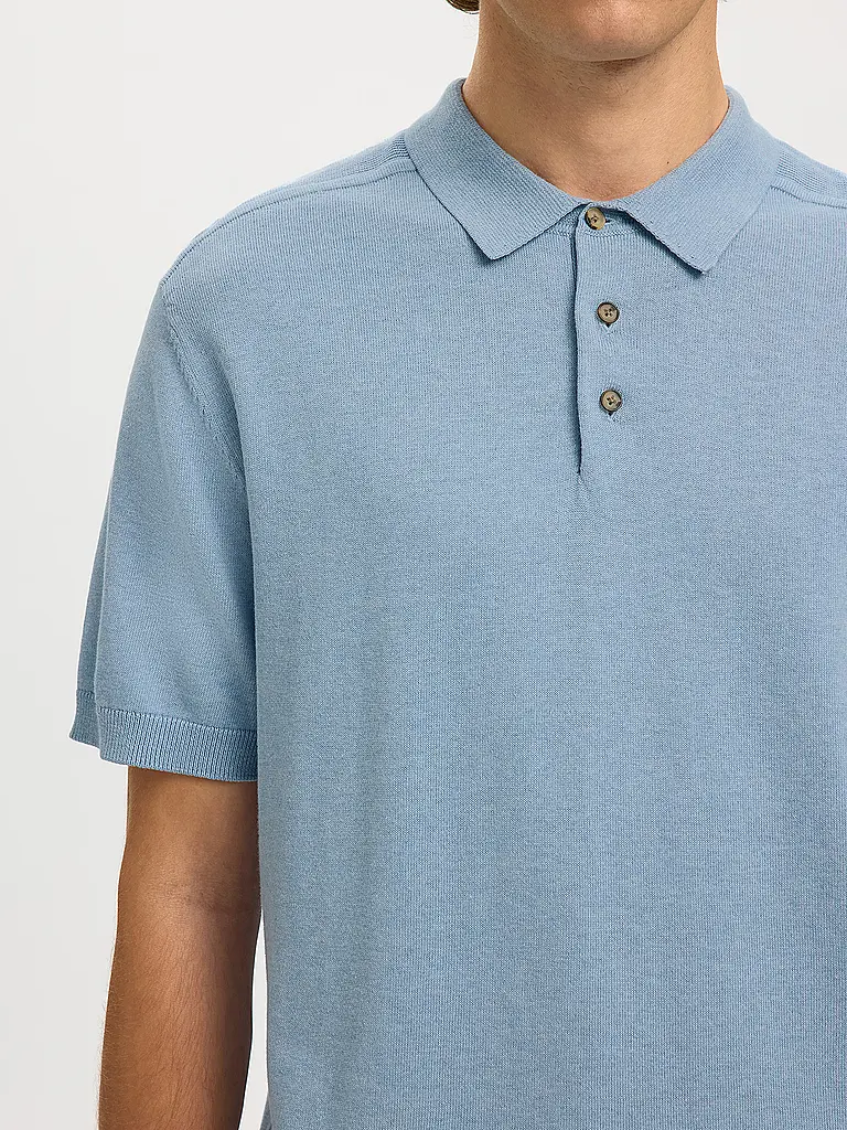 SELECTED | Poloshirt SLHBERG | Bleu