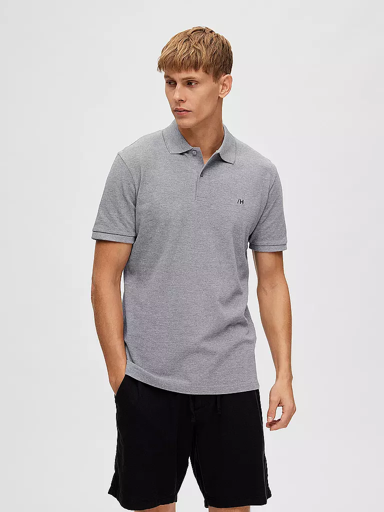 SELECTED | Poloshirt SLHDANTE | grau