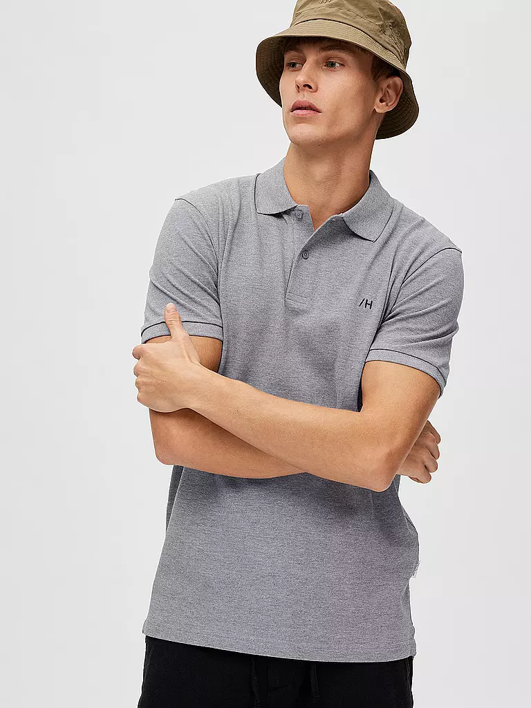 SELECTED | Poloshirt SLHDANTE | grau