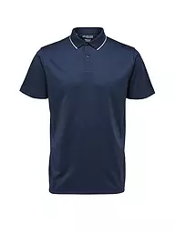 SELECTED | Poloshirt SLHLEROY COOLMAX | Bleu