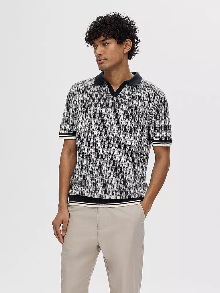 SELECTED | Poloshirt SLHWIFI | Bleu foncé
