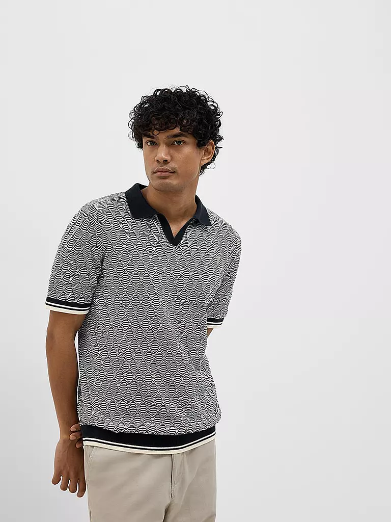 SELECTED | Poloshirt SLHWIFI | Bleu foncé