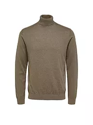 SELECTED | Pull à col roulé SLHBERG | Marron