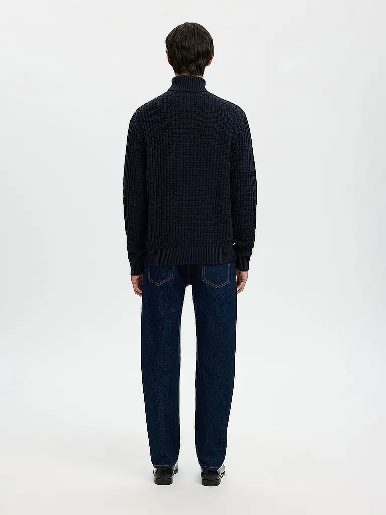 SELECTED | Pull à col roulé SLHTOM | blau