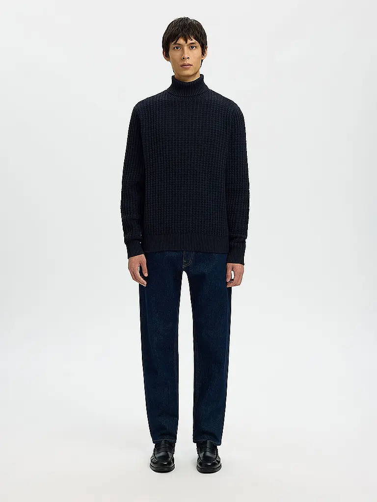 SELECTED | Pull à col roulé SLHTOM | blau