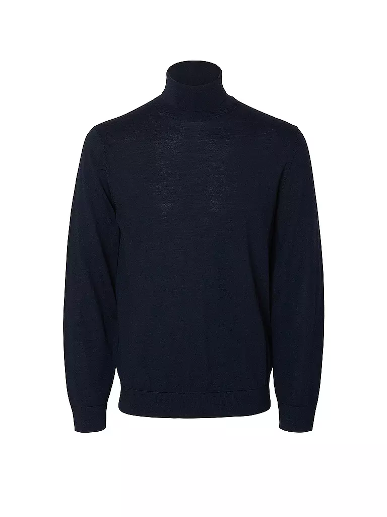 SELECTED | Pull à col roulé SLHTRAY | Bleu foncé