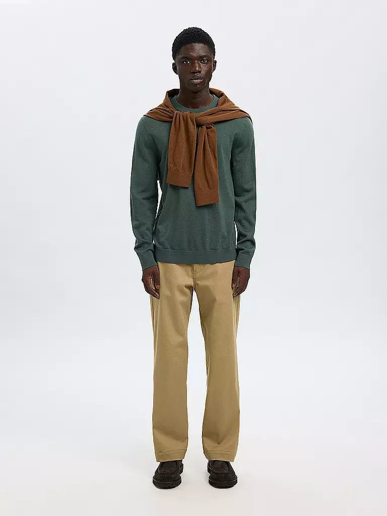 SELECTED | Pull SLHTRAY | dunkelgrün