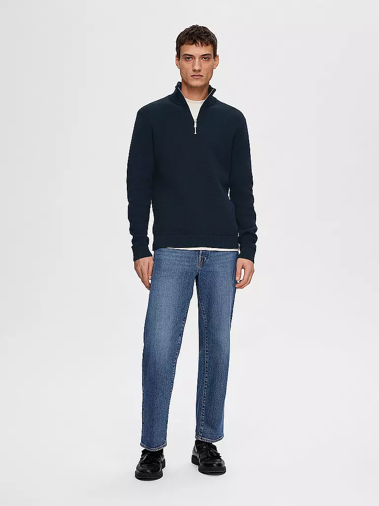 SELECTED | Pull Troyer SLHDANE | blau