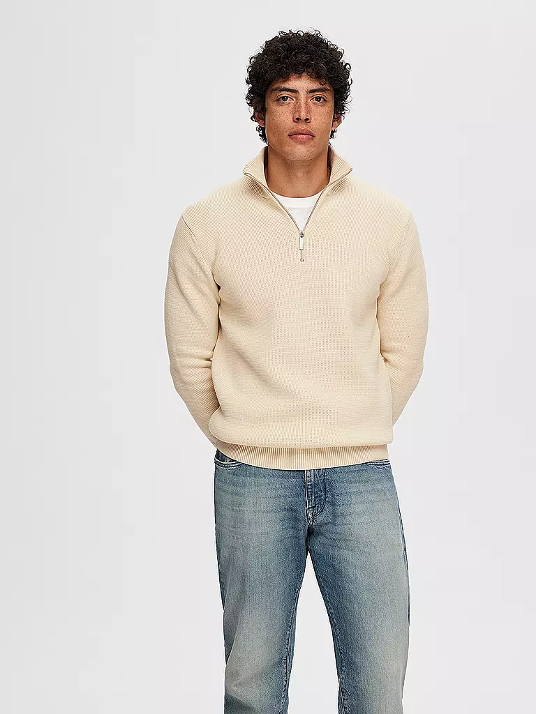 SELECTED | Pull Troyer SLHDANE | beige
