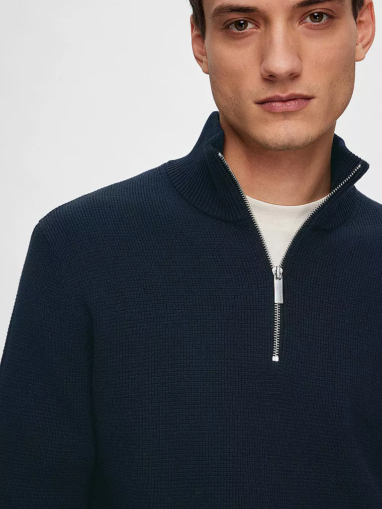 SELECTED | Pull Troyer SLHDANE | blau