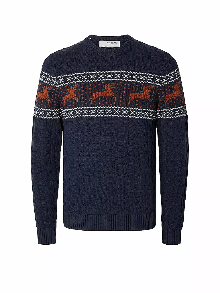 SELECTED | Pullover SLHREINDEER | Bleu