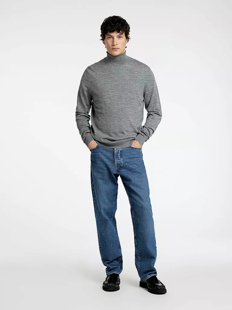 SELECTED | Rollkragenpullover SLHTRAY | Gris