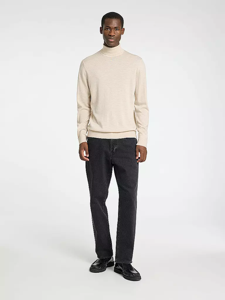 SELECTED | Rollkragenpullover SLHTRAY | Crème