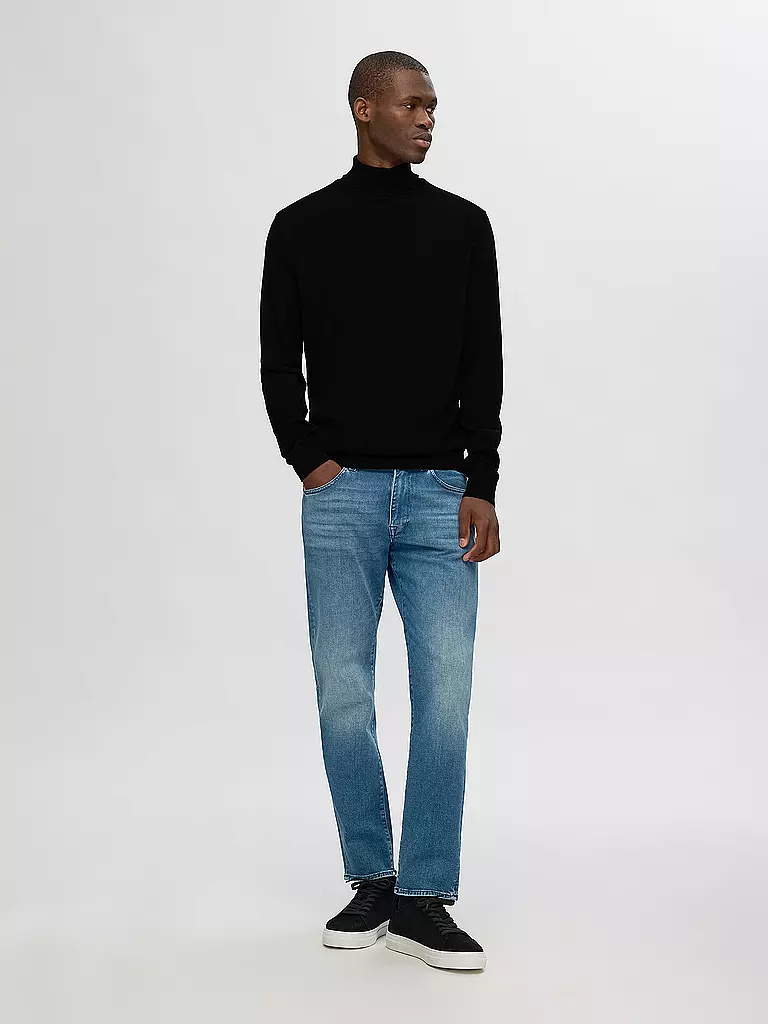 SELECTED | Rollkragenpullover SLHTRAY | Noir