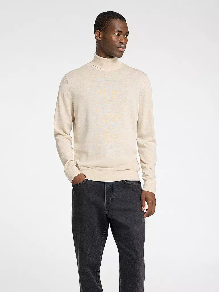 SELECTED | Rollkragenpullover SLHTRAY | Crème