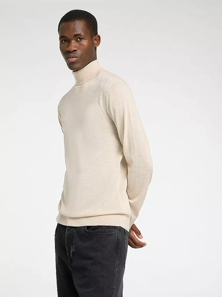 SELECTED | Rollkragenpullover SLHTRAY | Crème