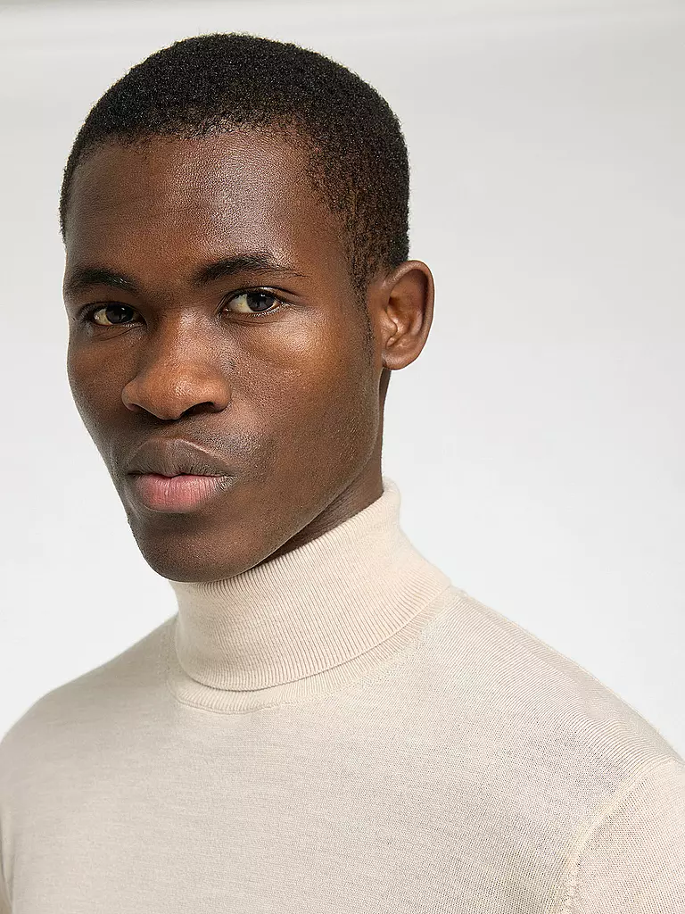 SELECTED | Rollkragenpullover SLHTRAY | Crème