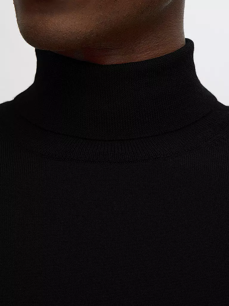 SELECTED | Rollkragenpullover SLHTRAY | Noir