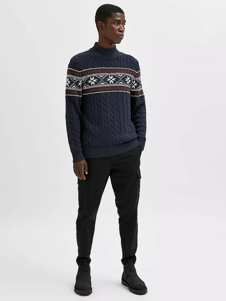 SELECTED | Stehkragenpullover SLHFLAKE  | Bleu