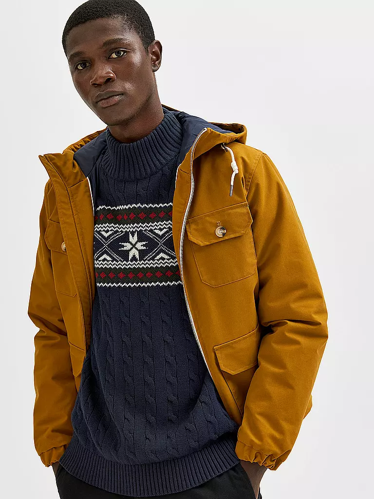 SELECTED | Stehkragenpullover SLHFLAKE  | Bleu