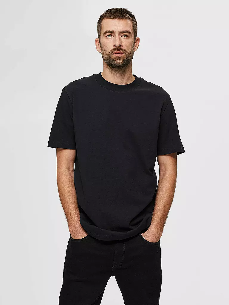 SELECTED | T-shirt « SLHRELAXCOLMAN200 » | Noir