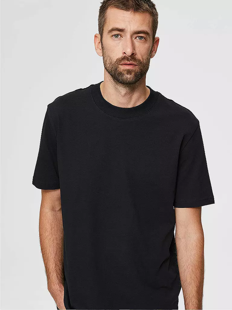SELECTED | T-shirt « SLHRELAXCOLMAN200 » | Noir