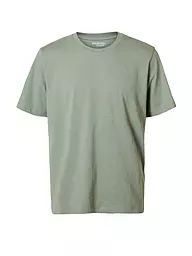 SELECTED | T-shirt SLHASPEN | Olive