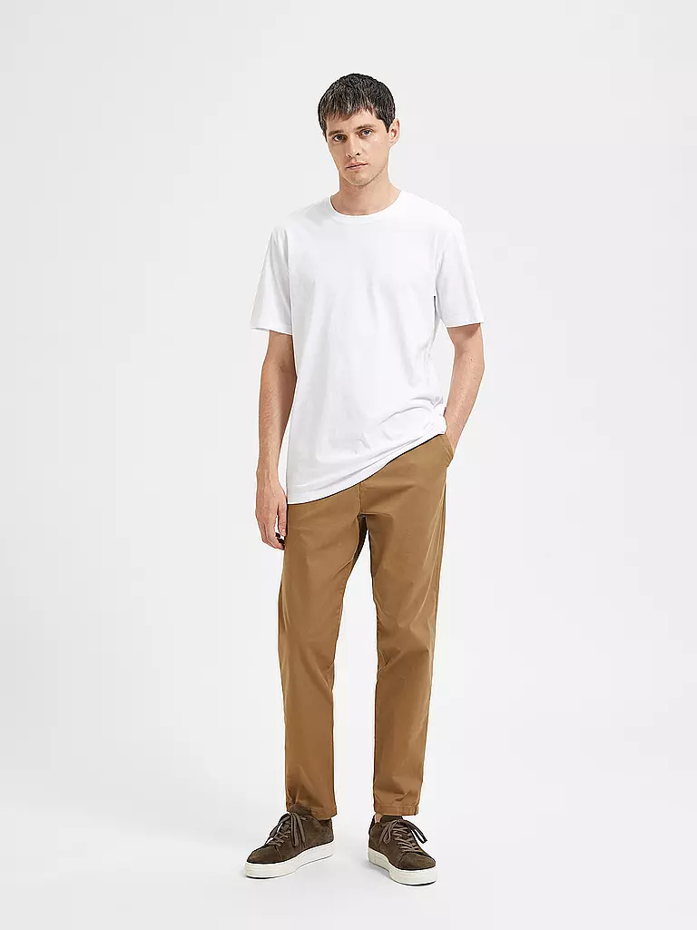 SELECTED | T-Shirt SLHASPEN | weiss